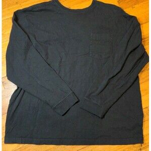 Redhead Long Sleeve Outdoors T Shirt Men's Size 2XL Ringer Neck Charcoal Cotton